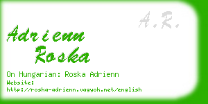 adrienn roska business card